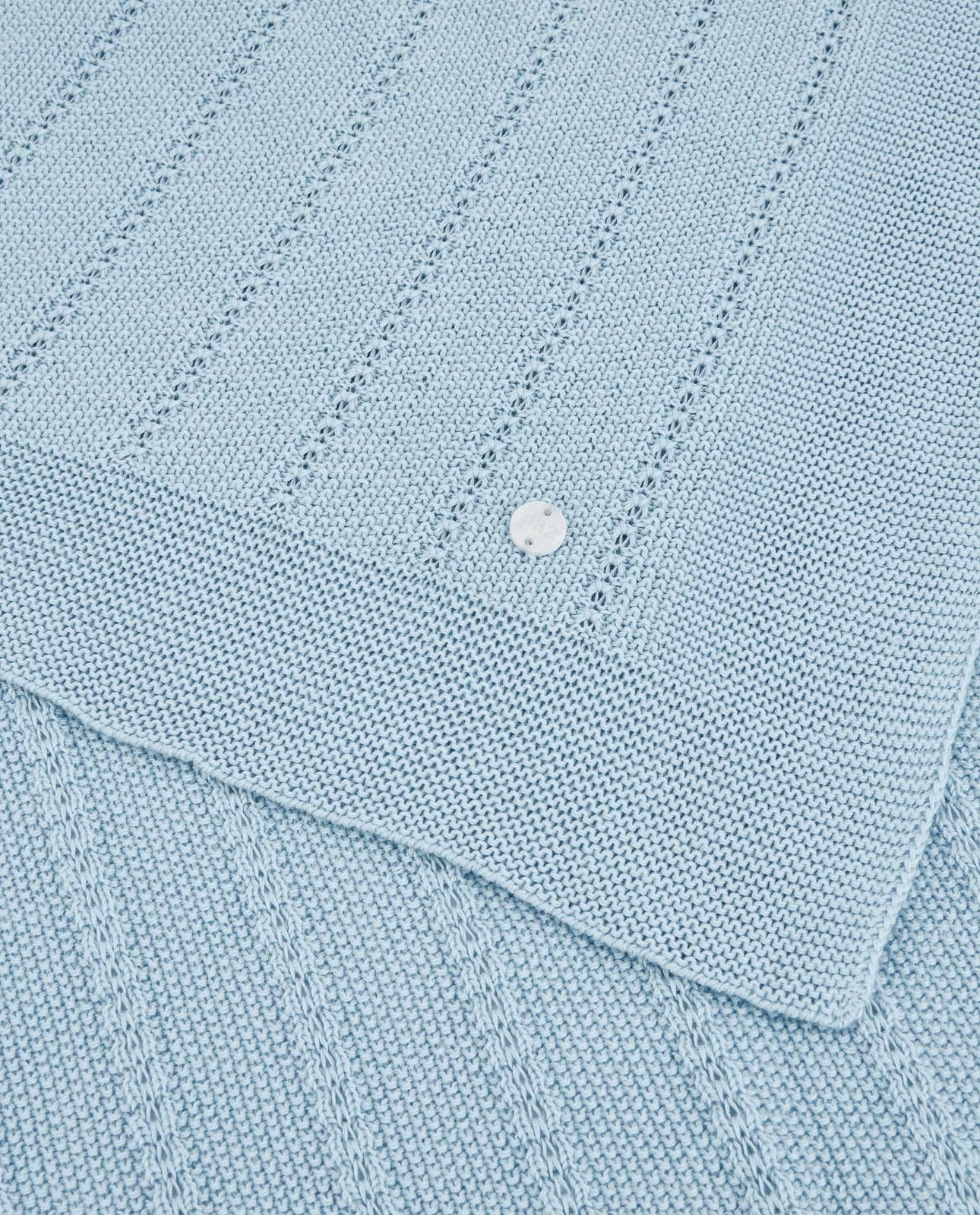 COPERTA IN LINO AZZURRA PAZ RODRIGUEZ - Angel Luxury