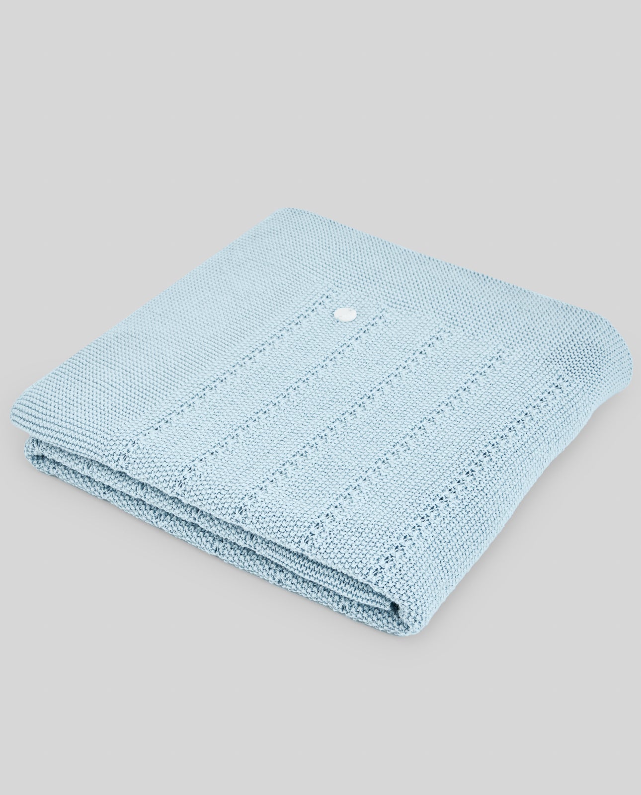 COPERTA IN LINO AZZURRA PAZ RODRIGUEZ - Angel Luxury