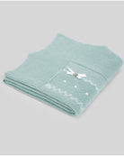 COPERTA VERDE ACQUA PAZ - Angel Luxury