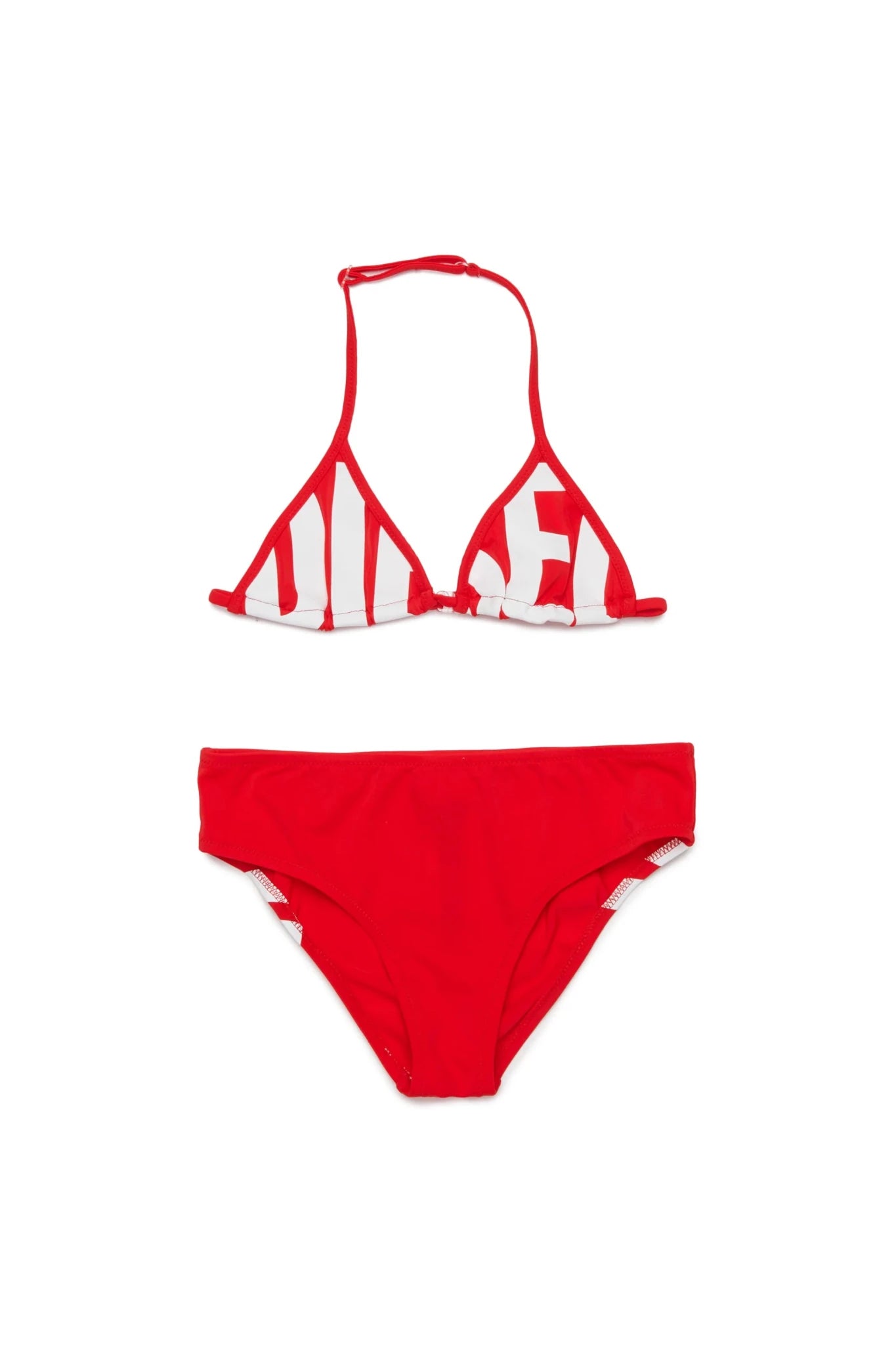 COSTUME A TRIANGOLO ROSSO CON LOGO BIANCO DIESEL - Angel Luxury