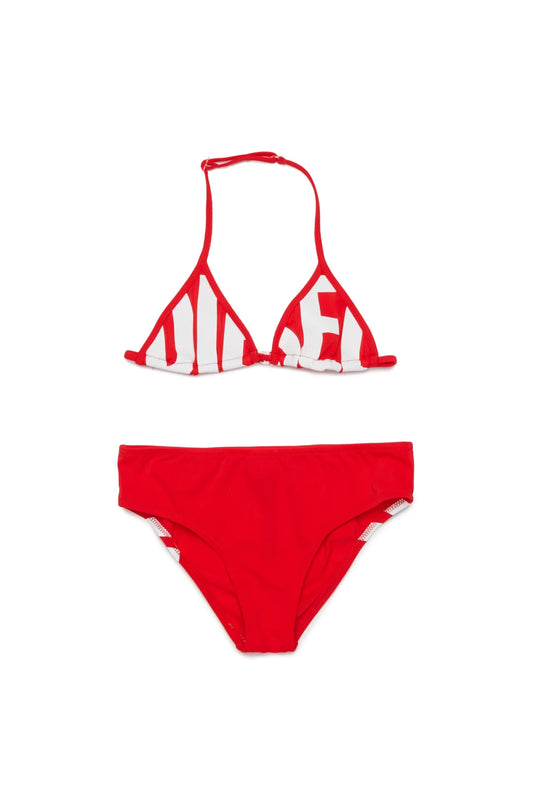 COSTUME A TRIANGOLO ROSSO CON LOGO BIANCO DIESEL - Angel Luxury