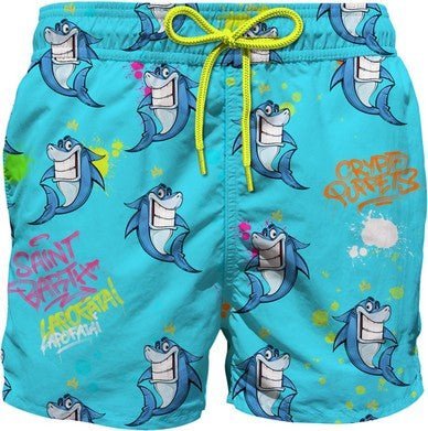 COSTUME BOXER AZZURRO MC2 SAINT BARTH - Angel Luxury
