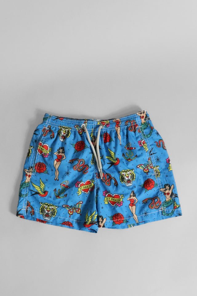 Costume Boxer Mc2 Saint barth old school - Angel Luxury