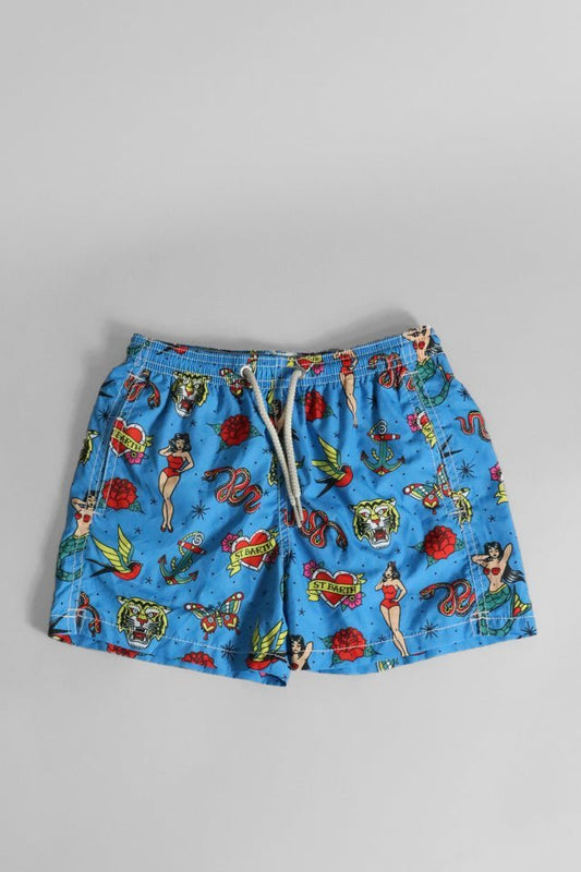 Costume Boxer Mc2 Saint barth old school - Angel Luxury