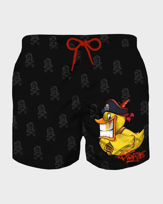 COSTUME BOXER NERO DUCKY PIRATE MC2 SAINT BARTH - Angel Luxury