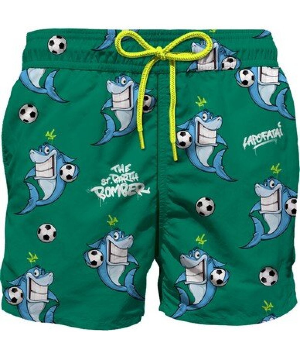 COSTUME BOXER VERDECON SHARK BOMBER MC2 SAINT BARTH - Angel Luxury