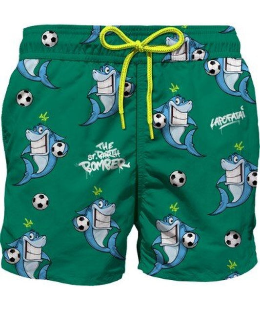 COSTUME BOXER VERDECON SHARK BOMBER MC2 SAINT BARTH - Angel Luxury