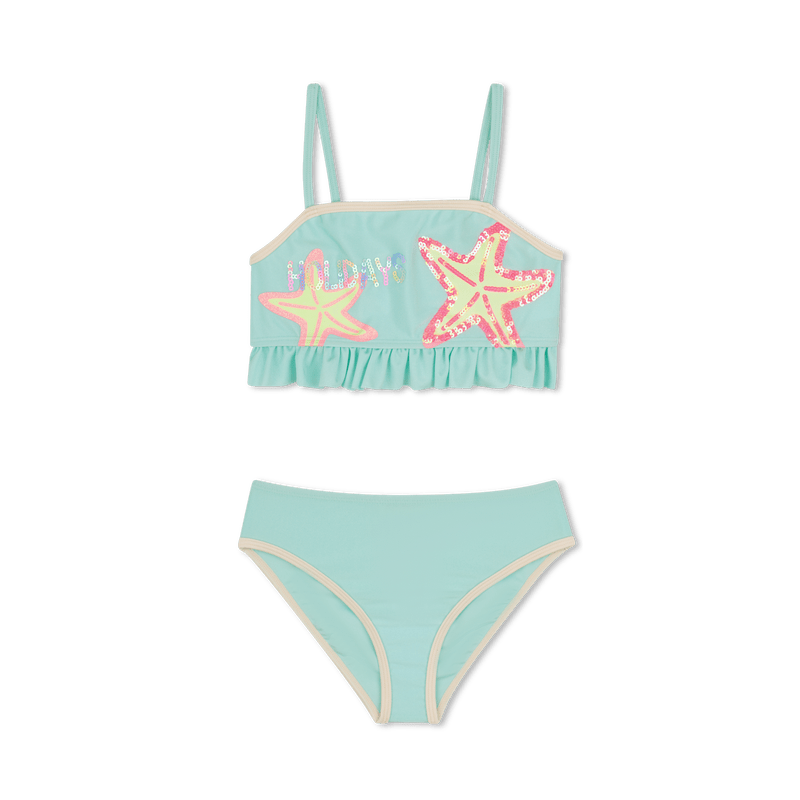 COSTUME DUE PEZZI TURCHESE CON PAILLETTES BILLIEBLUSH - Angel Luxury