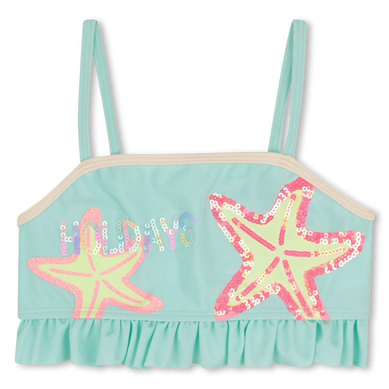COSTUME DUE PEZZI TURCHESE CON PAILLETTES BILLIEBLUSH - Angel Luxury
