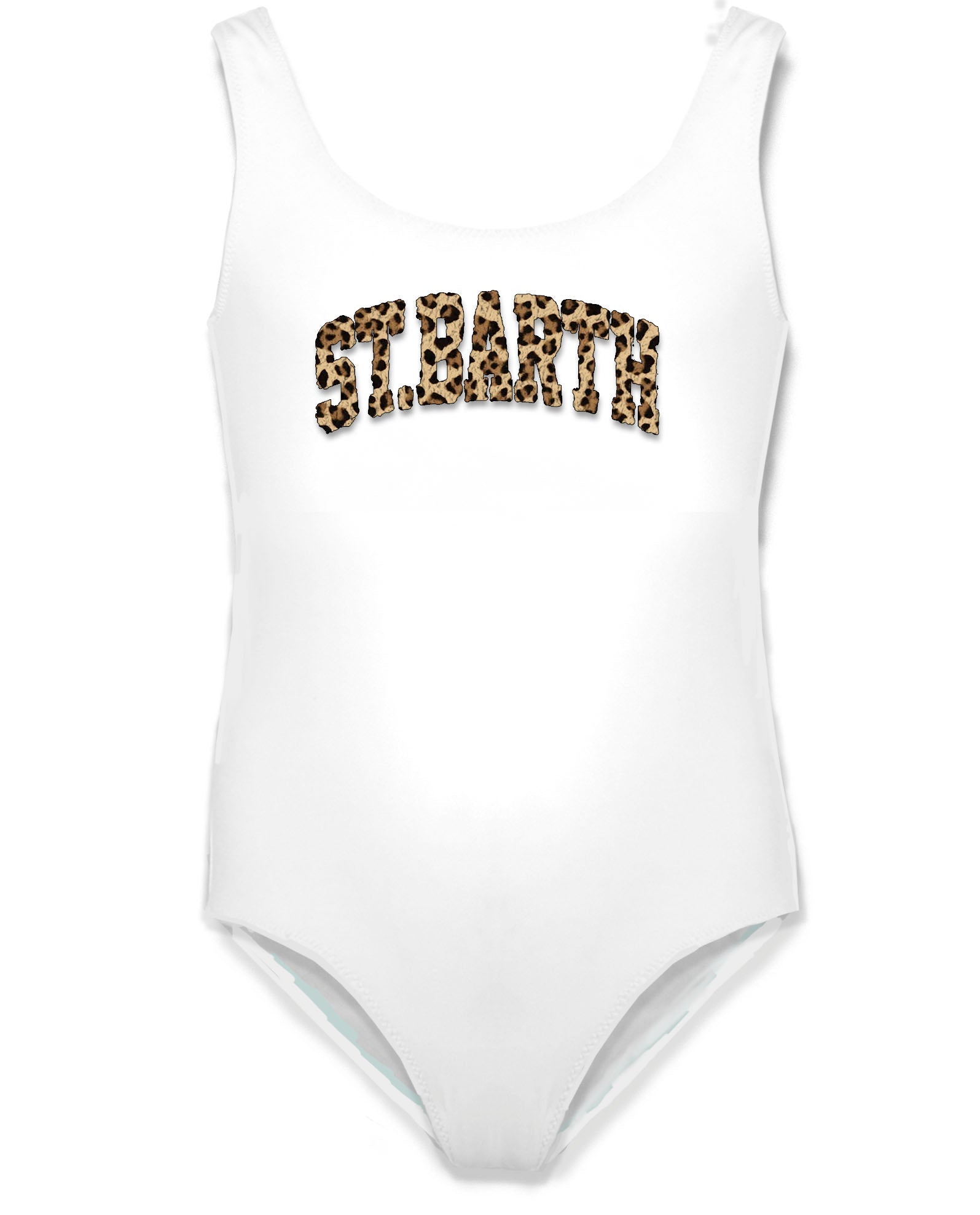 COSTUME INTERO MC2 SAINT BARTH BIANCO CON SCRITTA MACULATA - Angel Luxury