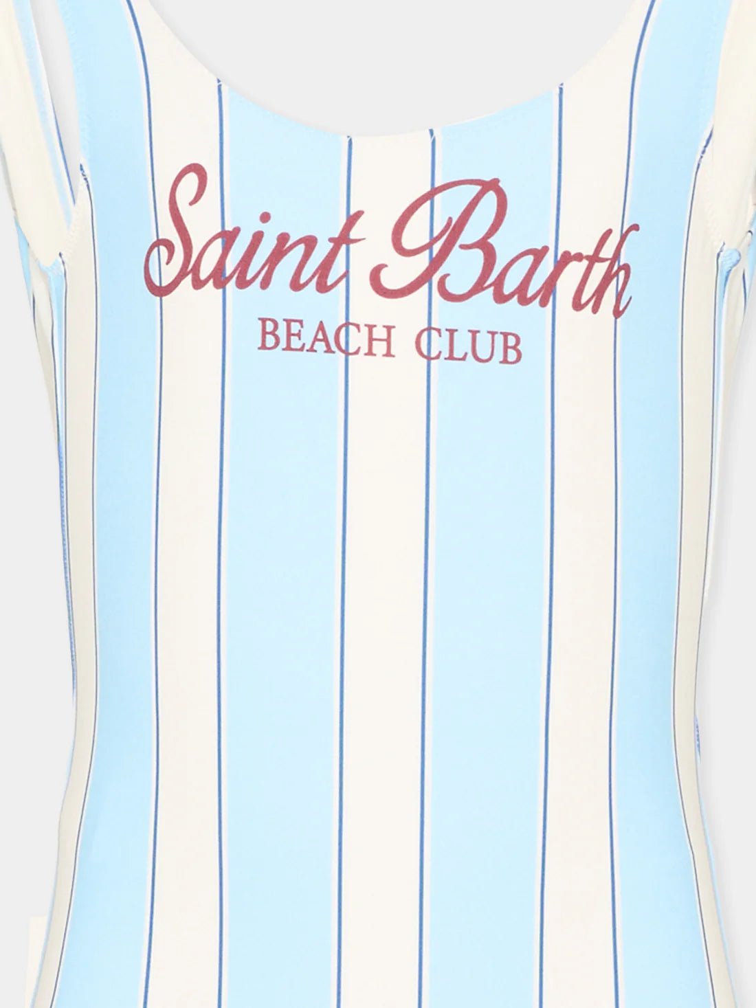 COSTUME INTERO MC2 SAINT BARTH BIANCO E BLU CON LOGO ROSSO - Angel Luxury