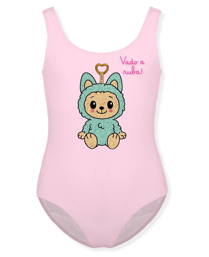 COSTUME INTERO MC2 SAINT BARTH ROSA CON LABUBU - Angel Luxury