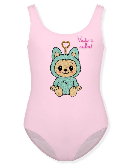COSTUME INTERO MC2 SAINT BARTH ROSA CON LABUBU - Angel Luxury