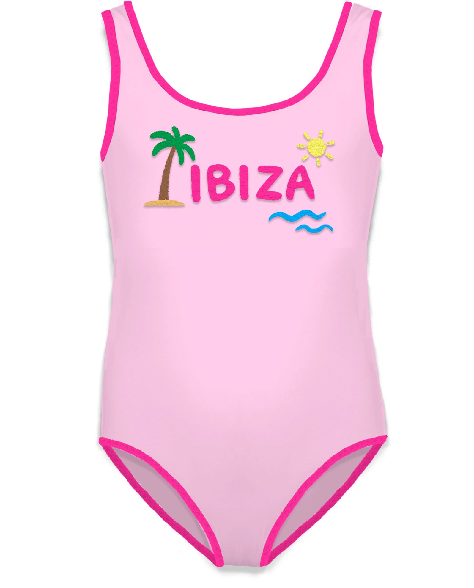 COSTUME INTERO MC2 SAINT BARTH ROSA CON SCRITTA IBIZA - Angel Luxury