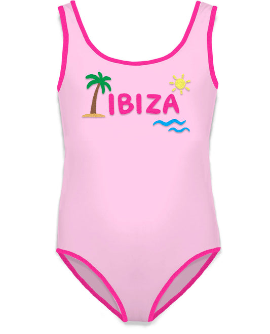COSTUME INTERO MC2 SAINT BARTH ROSA CON SCRITTA IBIZA - Angel Luxury