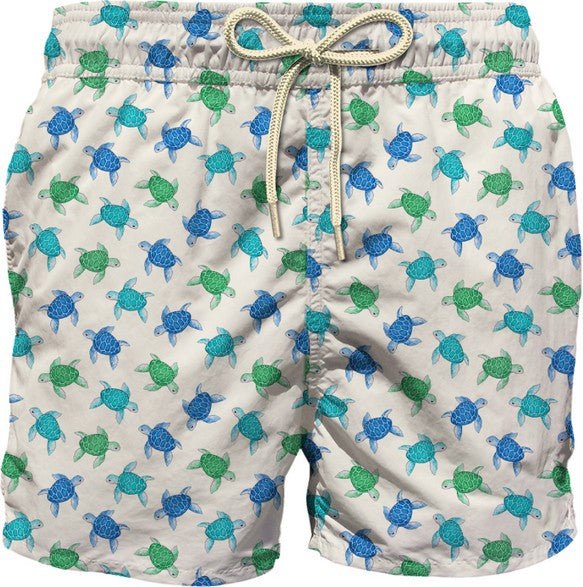 COSTUME MC2 SAINT BARTH BIANCO CON STAMPA TARTARUGHE - Angel Luxury