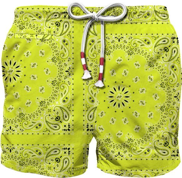 COSTUME MC2 SAINT BARTH EFFETO BANDANA GIALLO FLUO - Angel Luxury