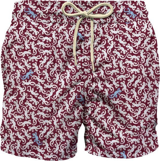 COSTUME ROSSO CON FANTASIA GEKO MC2 SAINT BARTH - Angel Luxury
