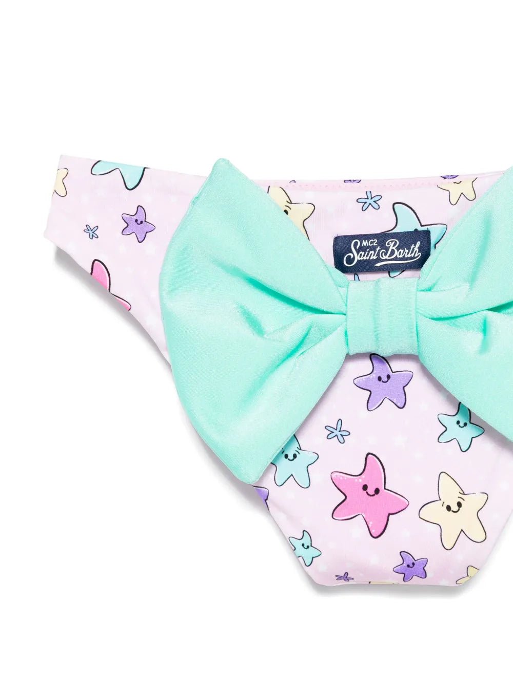 COSTUME SLIP CON FIOCCO VERDE TIFFANY CON STELLE MC2 SAINT BARTH - Angel Luxury