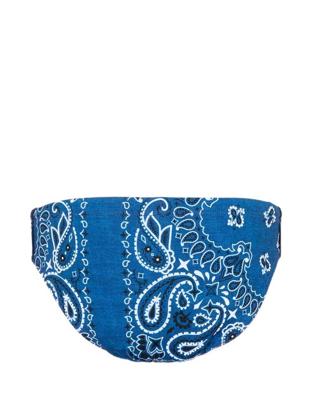 COSTUME SLIP MC2 SAINT BARTH MODELLO BANDANA BLU - Angel Luxury