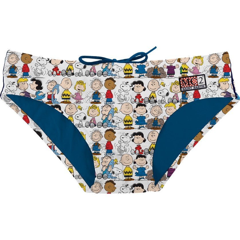COSTUME SLIP SNOOPY CON PERSONAGGI MC2 SAINT BARTH - Angel Luxury