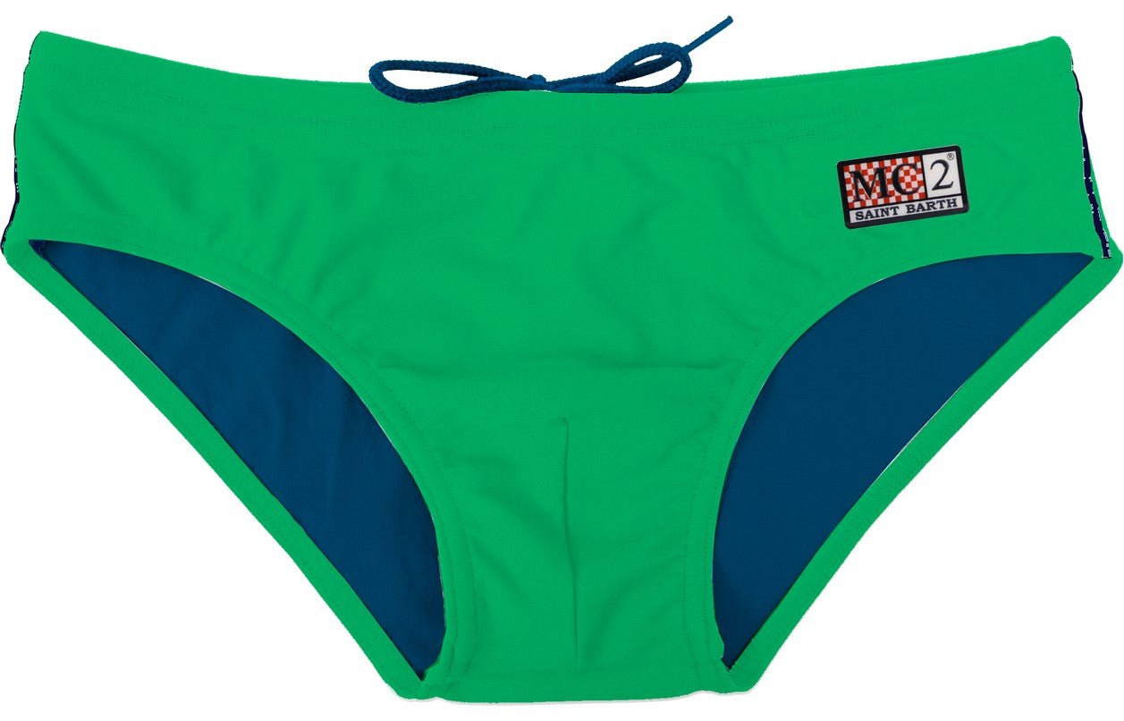 COSTUME VERDE CON LOGO MC2 SAINT BARTH - Angel Luxury