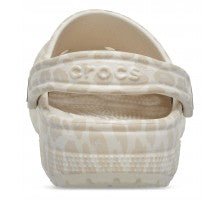 CROCS BEIGE CON STAMPA ANIMALIER GLITTERATA - Angel Luxury