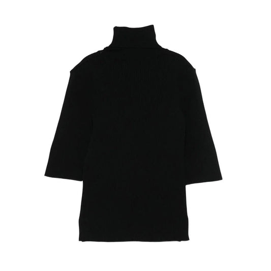 DOLCEVITA A COSTINE NERO CON LOGO BIANCO LEISABETTA FRANCHI - Angel Luxury