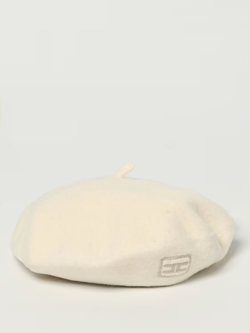 BASCO PANNA IN FELTRO CON RICAMO LOGO ORO ELISABETTA FRANCHI