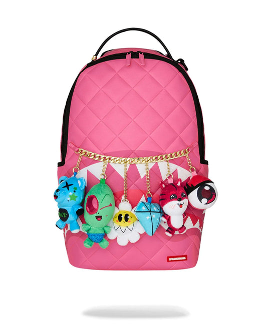ZAINO CON CIONDOLI KAWAII (CARATTERISTICHE A PELUCHE) SPRAYGROUND