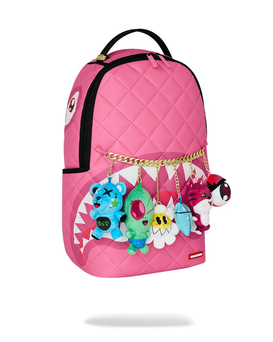 ZAINO CON CIONDOLI KAWAII (CARATTERISTICHE A PELUCHE) SPRAYGROUND