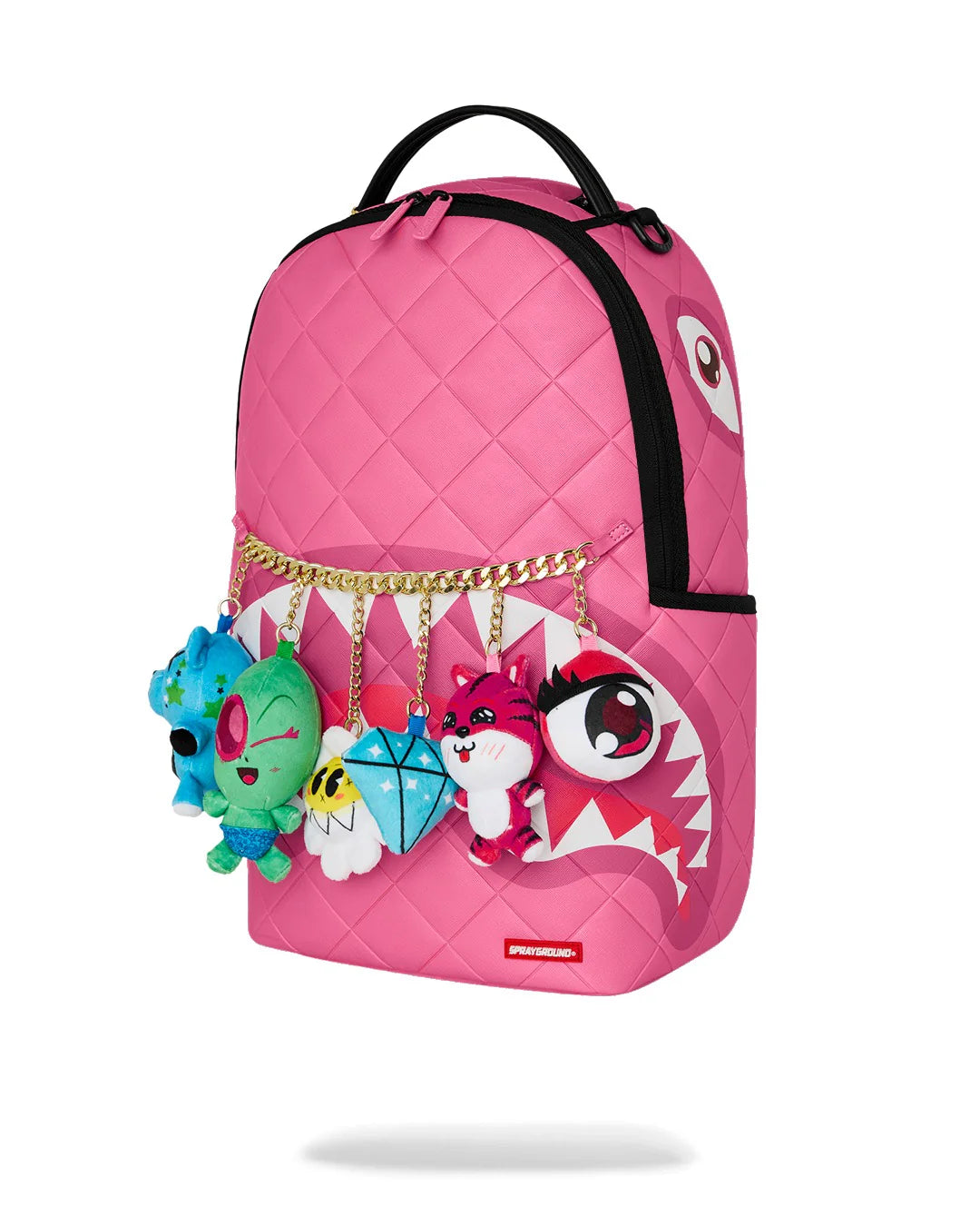 ZAINO CON CIONDOLI KAWAII (CARATTERISTICHE A PELUCHE) SPRAYGROUND