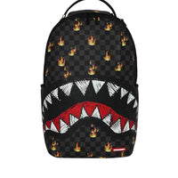 ZAINO SCRIBBLE FIRE CHECK BACKPACK SPRAYGROUND