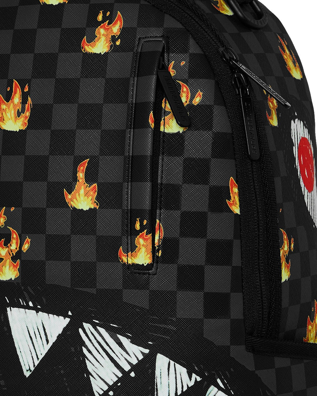 ZAINO SCRIBBLE FIRE CHECK BACKPACK SPRAYGROUND