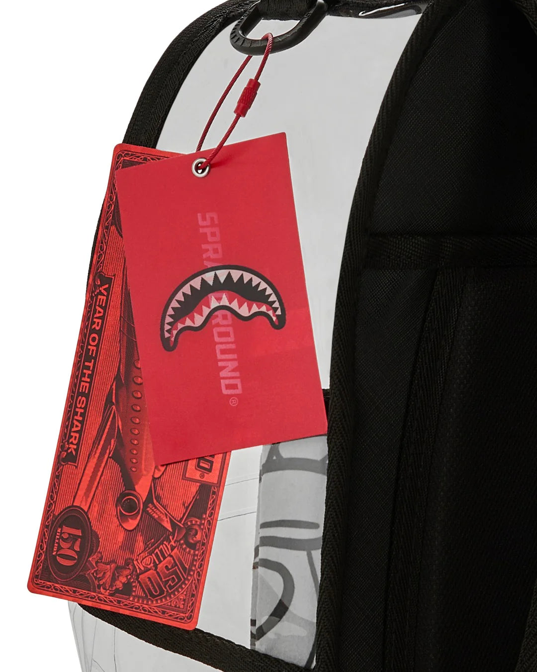 ZAINO ASTROMANE DOODLE CLEAR BACKPACK SPRAYGROUND