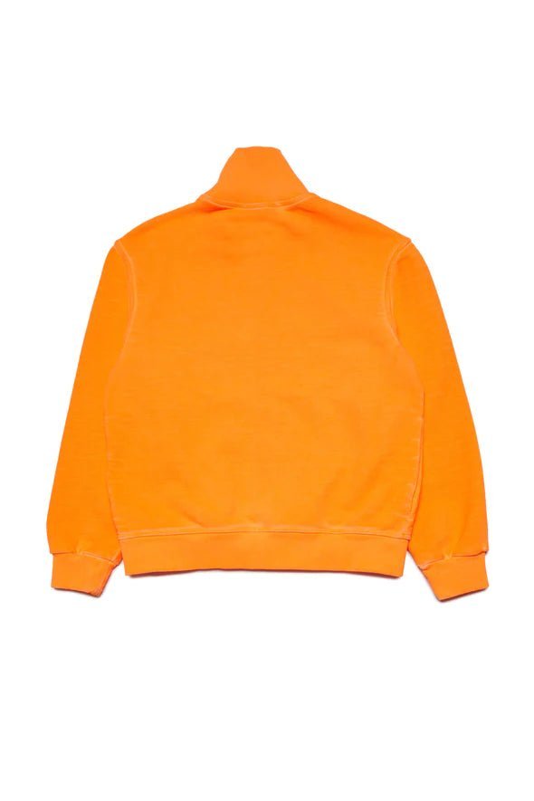 FELPA A ZIP CON STAMPA ICON FLUO - Angel Luxury