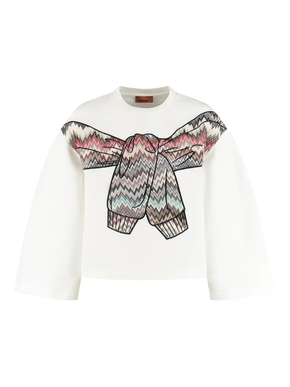 FELPA BIANCA CON FIOCCO MISSONI - Angel Luxury