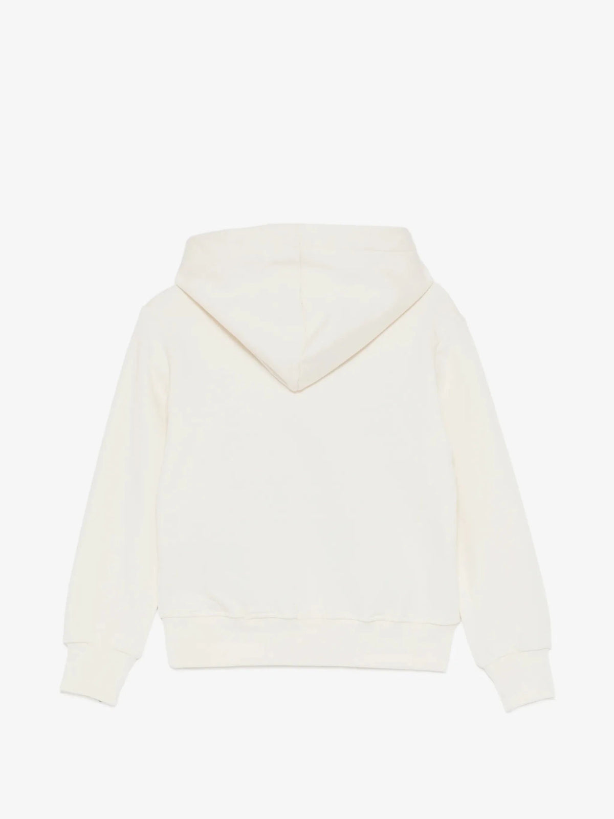 FELPA BIANCA CON LOGO MARRONE MSGM - Angel Luxury