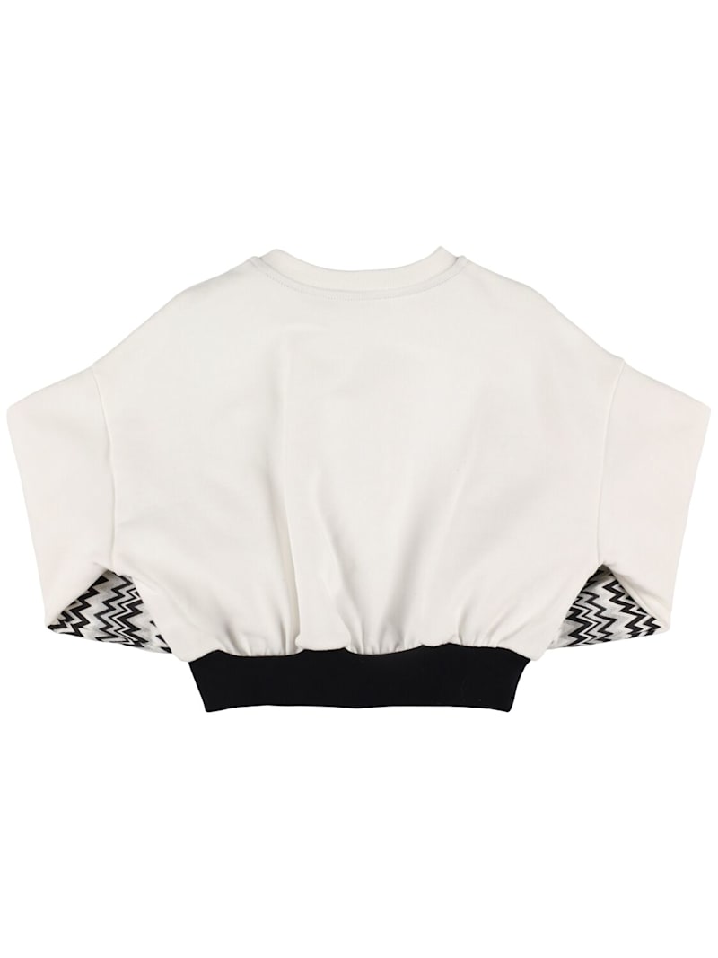 FELPA BIANCA CON LOGO MISSONI - Angel Luxury