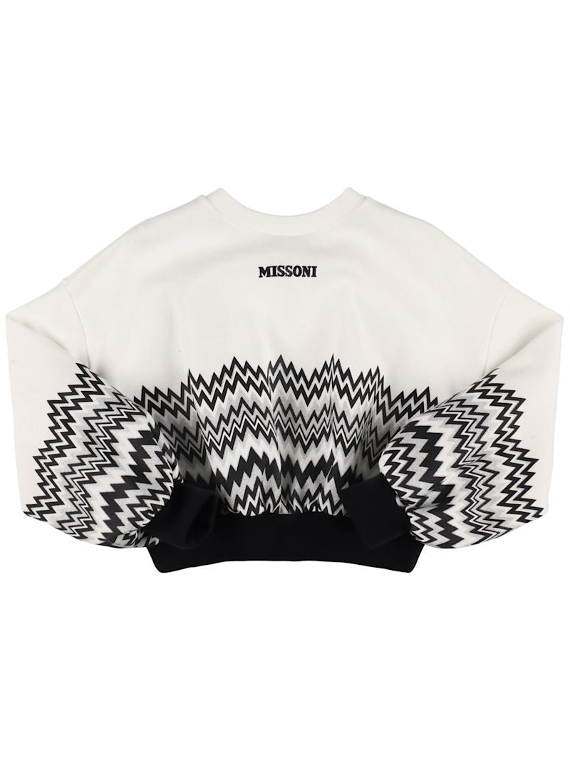 FELPA BIANCA CON LOGO MISSONI - Angel Luxury