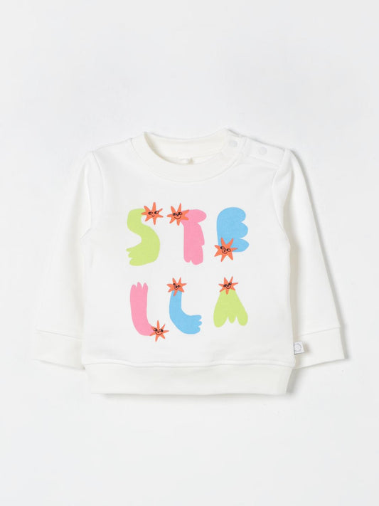 FELPA BIANCA CON STAMPA STELLA MCCCARTNEY - Angel Luxury