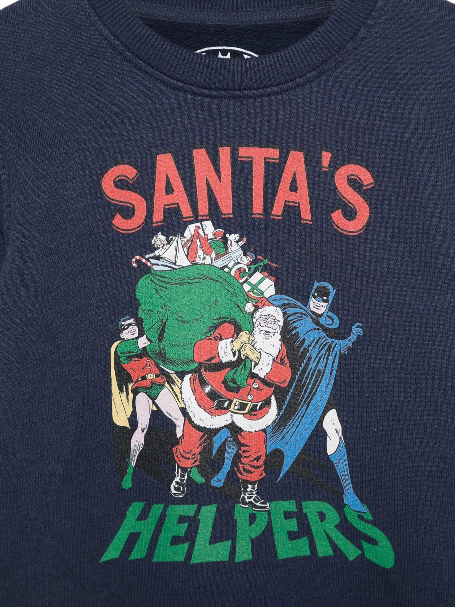 FELPA BLU SCURO CON STAMPA MARVEL MC2 SAINT BARTH - Angel Luxury