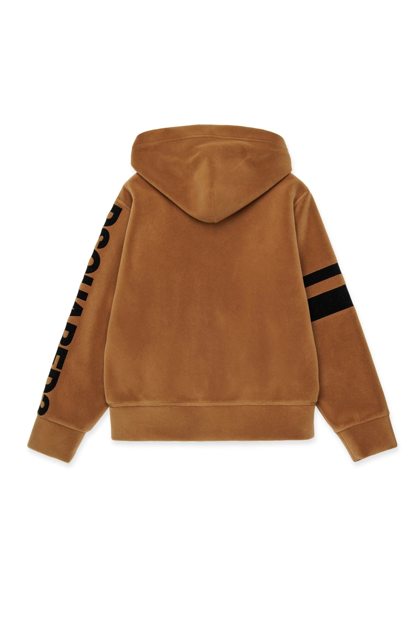 FELPA CON CAPPUCCIO BEIGE CON LOGO NERO DSQUARED2 - Angel Luxury