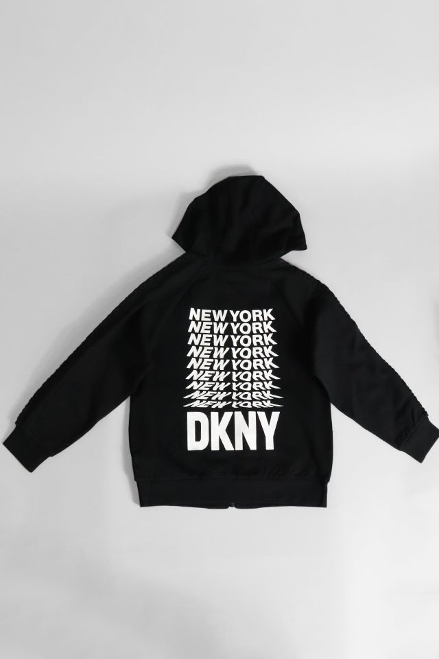 Felpa con cappuccio DKNY nera - Angel Luxury