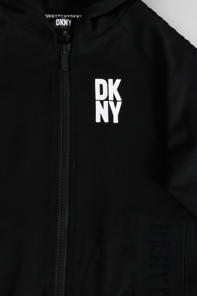 Felpa con cappuccio DKNY nera - Angel Luxury