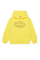 FELPA CON CAPPUCCIO GIALLO DIESEL - Angel Luxury