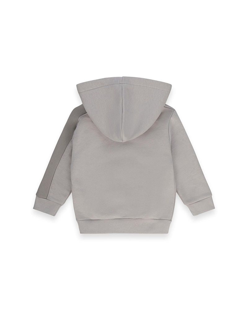 FELPA CON CAPPUCCIO GRIGIA CHIARO ICEBERG - Angel Luxury