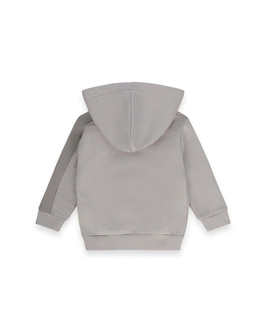 FELPA CON CAPPUCCIO GRIGIA CHIARO ICEBERG - Angel Luxury