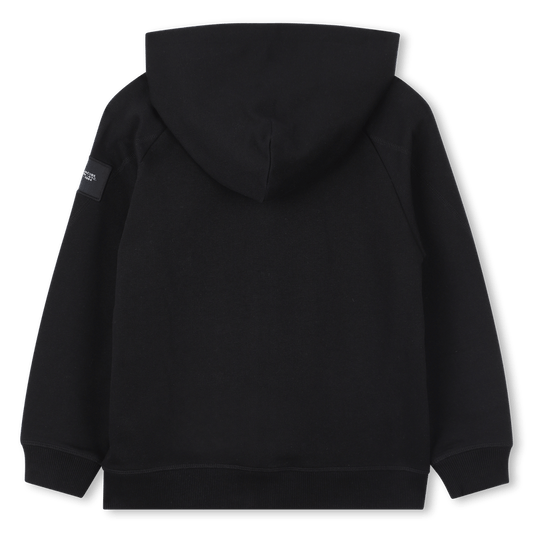 FELPA CON CAPPUCCIO NERA CON ZIP MARC JACOBS - Angel Luxury