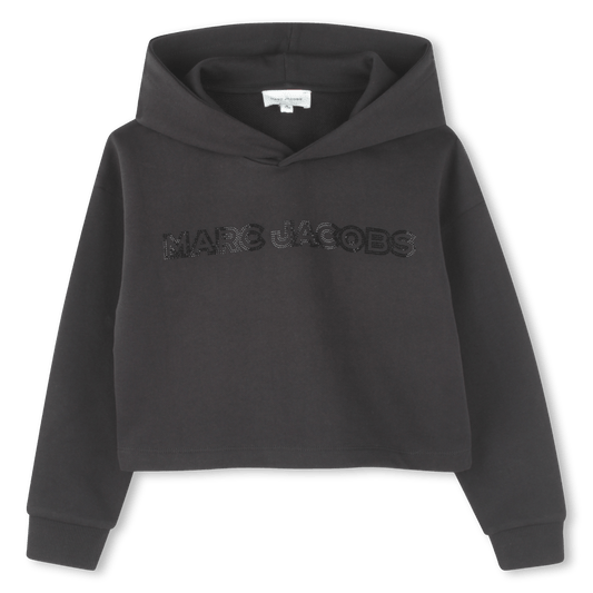 FELPA CON CAPPUCCIO NERA MARC JACOBS - Angel Luxury